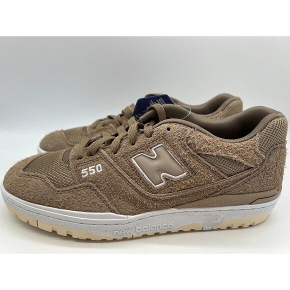 New Balance 550 Suede Mushroom BB550PHA Sneakers Men's Size 9 - Picture 2 of 12